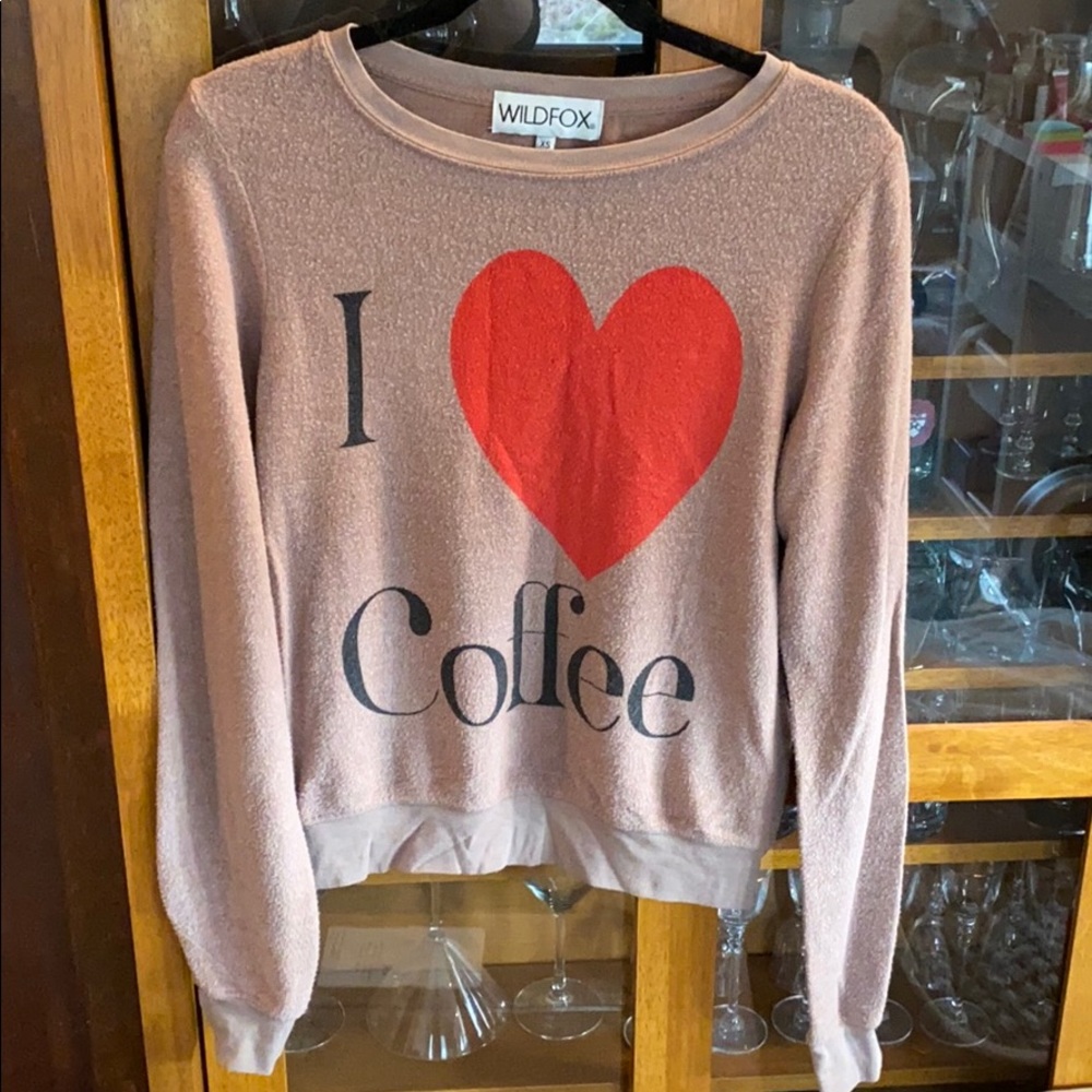 Wildfox coffee sweatshirt